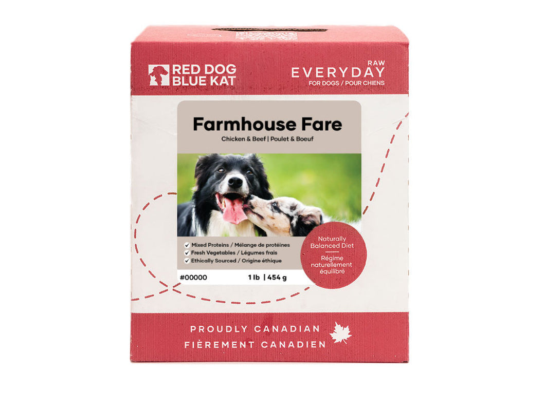 RED DOG BLUE KAT EVERYDAY FARMHOUSE FARE 4X1/4LB