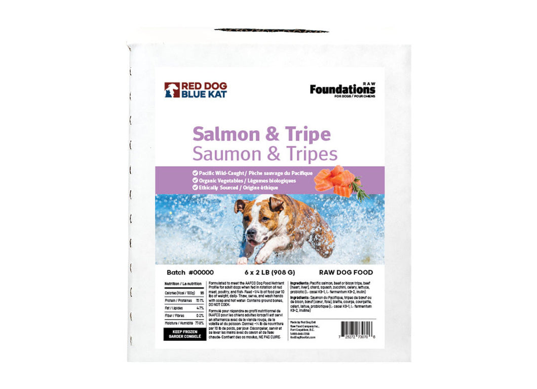 RED DOG BLUE KAT FOUNDATIONS SALMON/TRIPE DOG 12LB