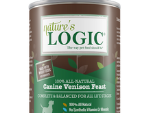 Load image into Gallery viewer, NATURE&#39;S LOGIC VENISON DOG CAN 13.2OZ
