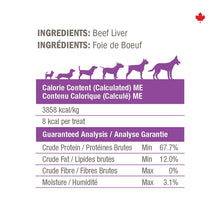 Load image into Gallery viewer, CRUMPS BEEF LIVER BITES 280G
