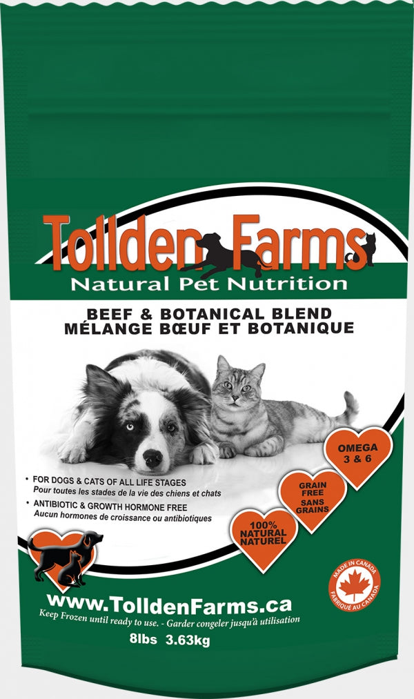 TOLLDEN FARMS BEEF/BOTANICAL 1/4 SAMPLE PATTY