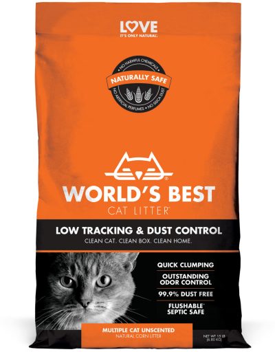 WORLD'S BEST LITTER LOW TRACKING 15LB