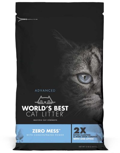 WORLD'S BEST ZERO MESS LITTER 12LB