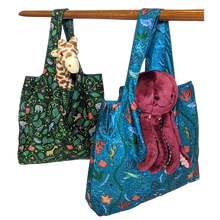 Load image into Gallery viewer, FLUFF &amp; TUFF TOTE BAG JUNGLE GEMS
