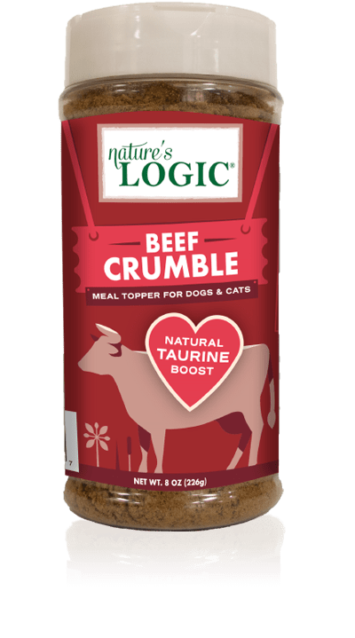 NATURE'S LOGIC BEEF CRUMBLE TOPPER 8OZ