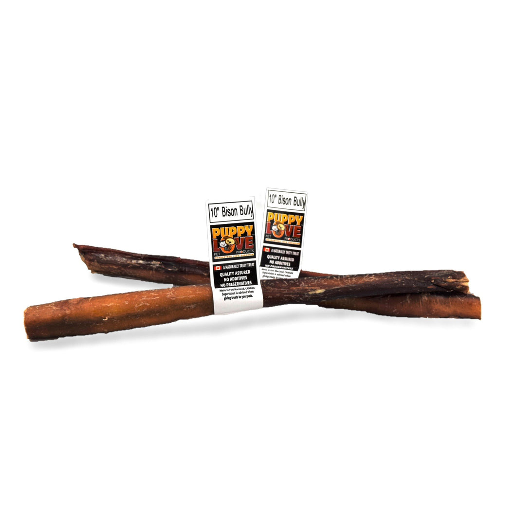 PUPPY LOVE BISON BULLY STICK 10