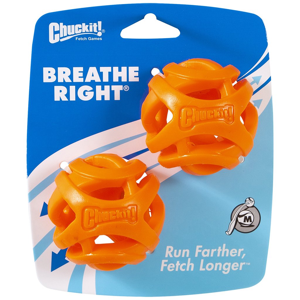 CHUCK IT BREATHE RIGHT BALL SMALL 2PK