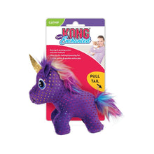 Load image into Gallery viewer, KONG ENCHANTED BUZZY UNICORN CAT TOY
