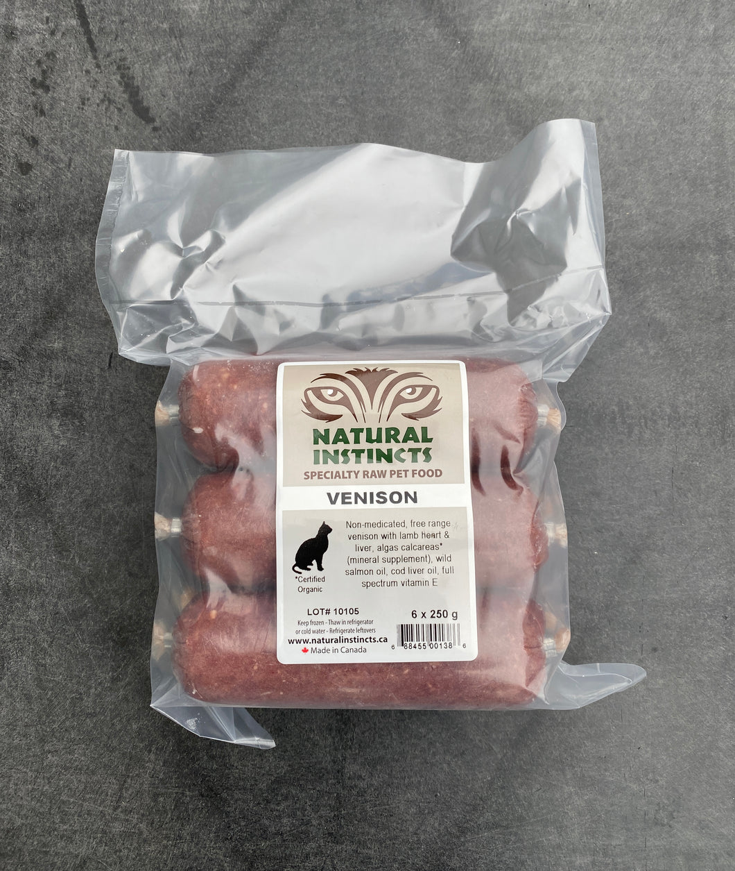 NATURAL INSTINCTS CAT VENISON 6 x 250G