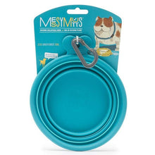Load image into Gallery viewer, MESSY MUTTS SILICONE COLLAPSIBLE BOWL BLUE MED
