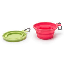 Load image into Gallery viewer, MESSY MUTTS SILICONE COLLAPSIBLE BOWL RED SM
