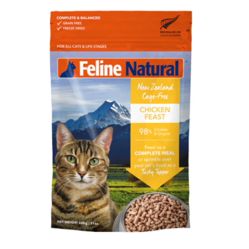 FELINE NATURAL FREEZE DRIED CHICKEN 320G