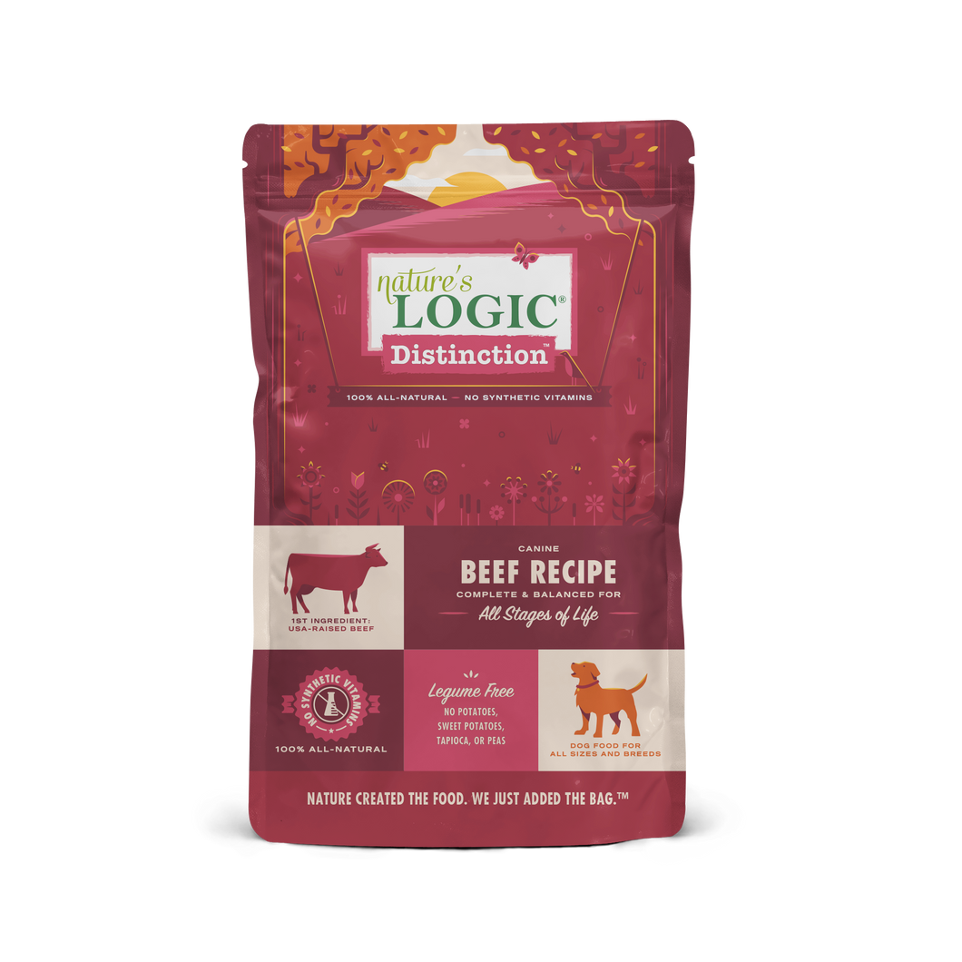 NATURE'S LOGIC DISTINCTION BEEF DOG 12LB