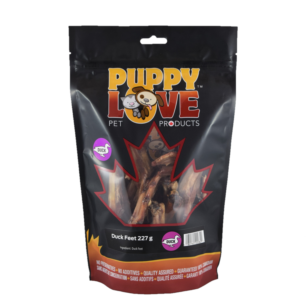 PUPPY LOVE DUCK FEET 227G