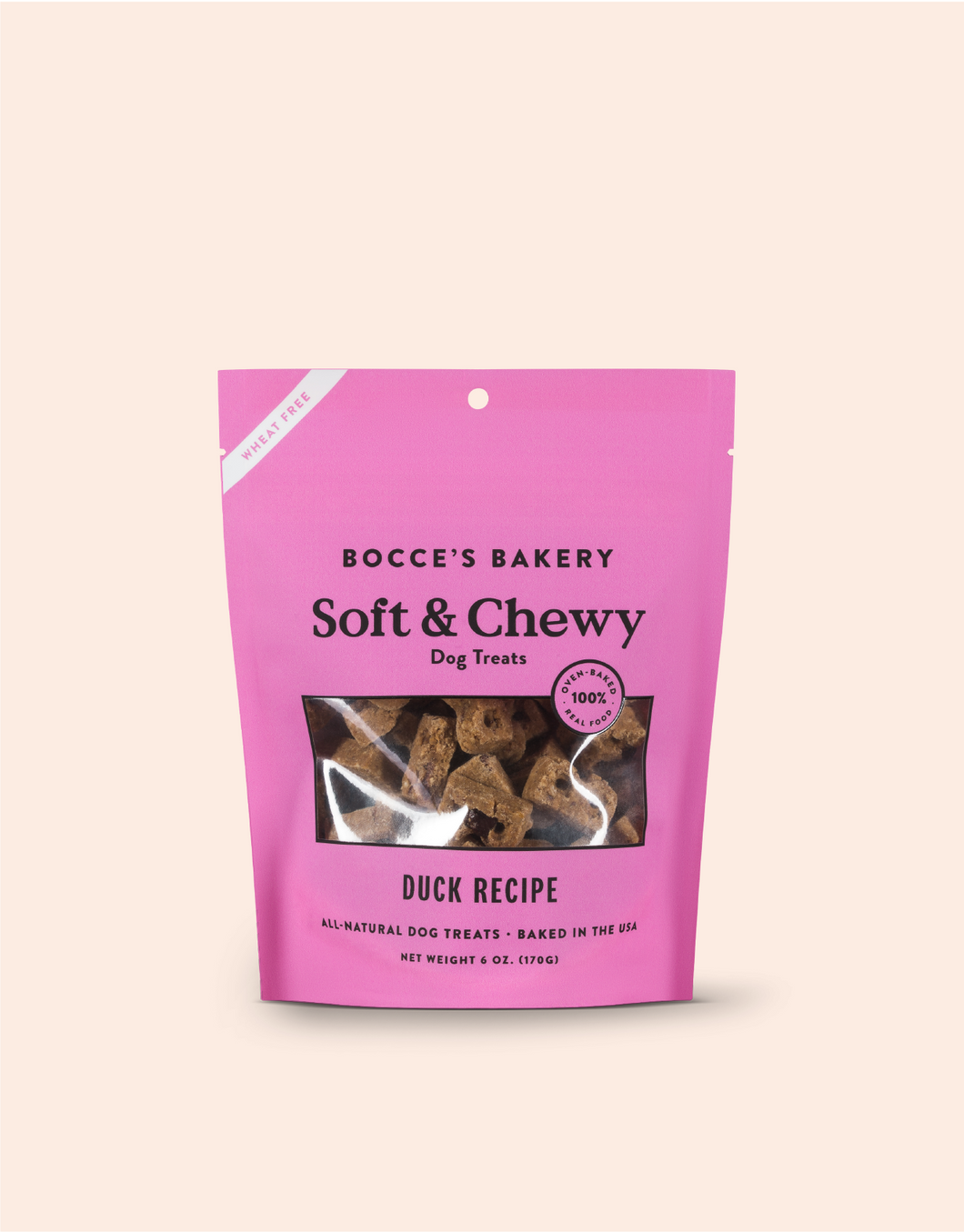 BOCCE'S SOFT CHEWY DUCK 6OZ