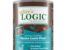 Load image into Gallery viewer, NATURE&#39;S LOGIC LAMB DOG CAN 13.2OZ
