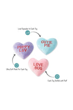 Load image into Gallery viewer, FRINGE CONVERSATION HEARTS 3PK
