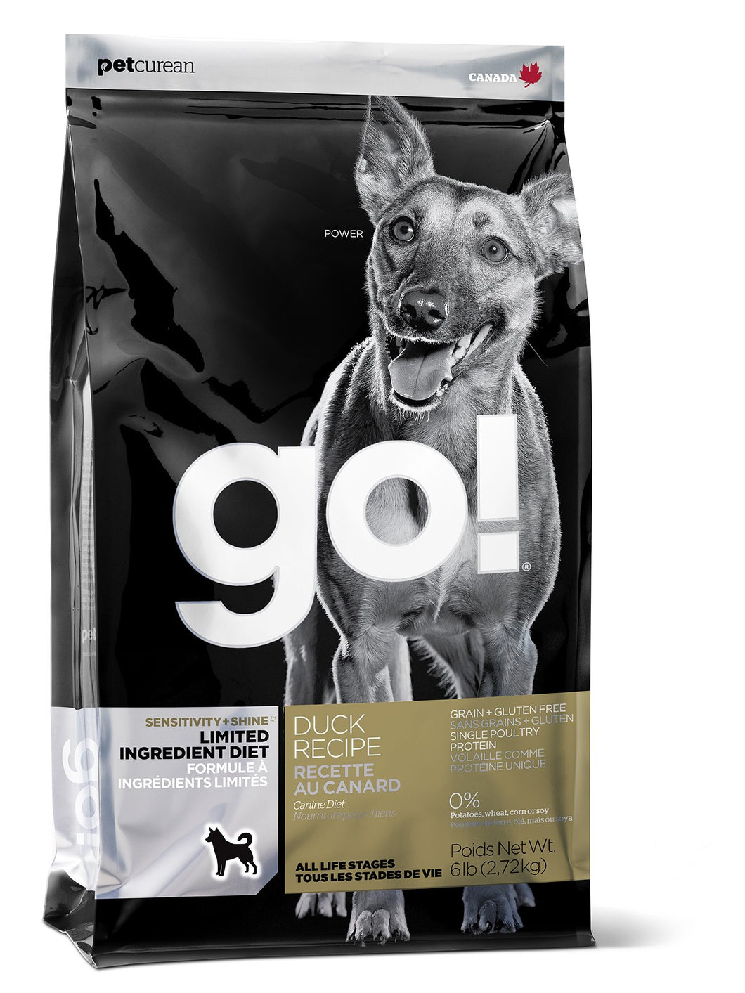 GO DOG SENSITIVITY LID DUCK 3.5LB