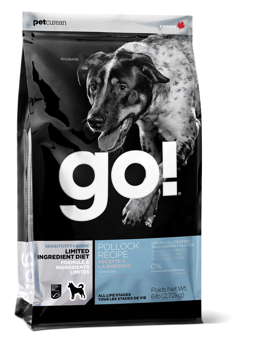 GO DOG SENSITIVITY LID POLLOCK 3.5LB