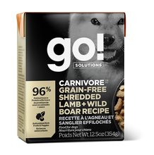 Load image into Gallery viewer, GO DOG CARNIVORE GRAIN FREE LAMB/BOAR TETRA 354G
