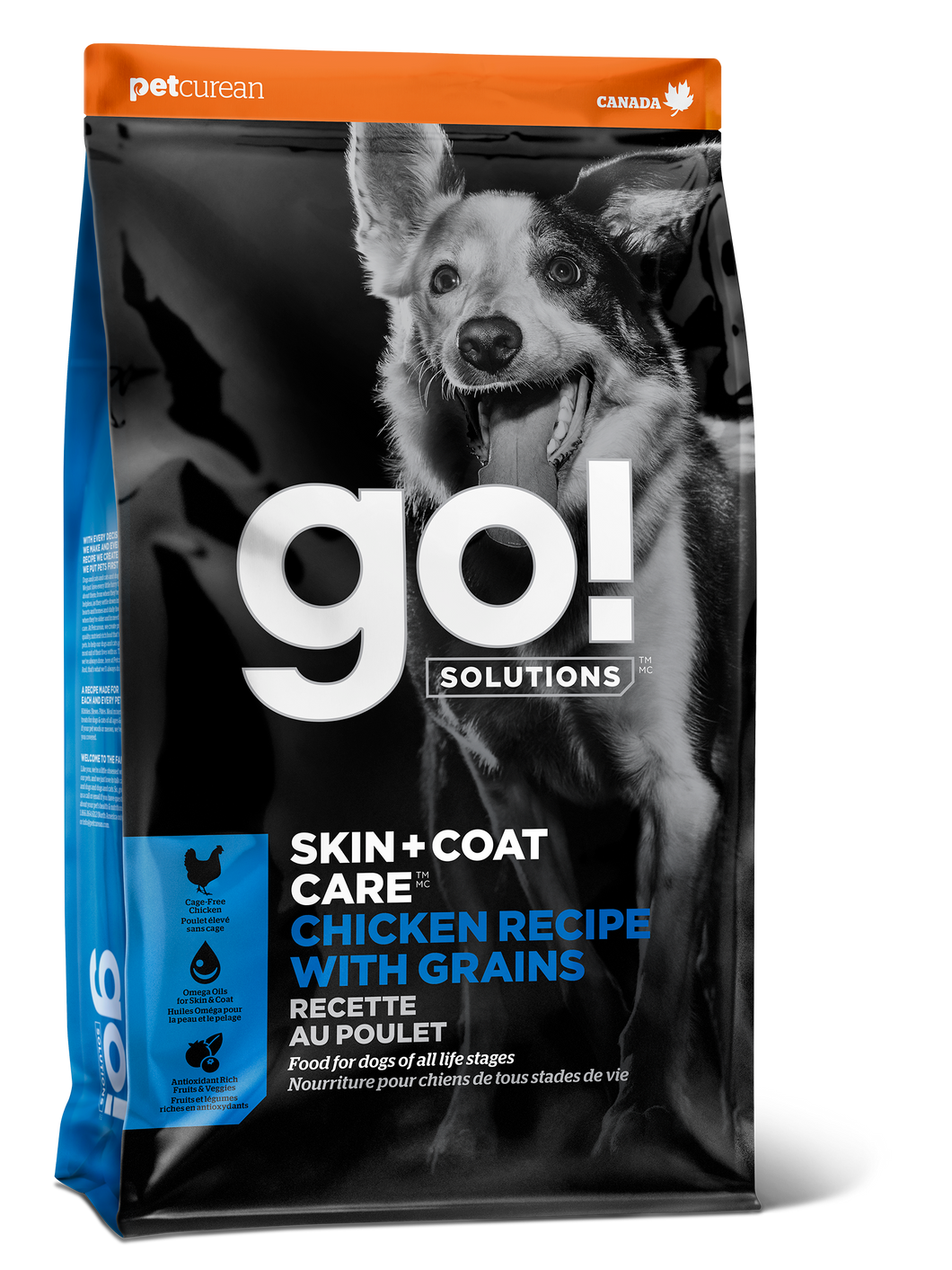 GO DOG SKIN & COAT CHICKEN 25LB