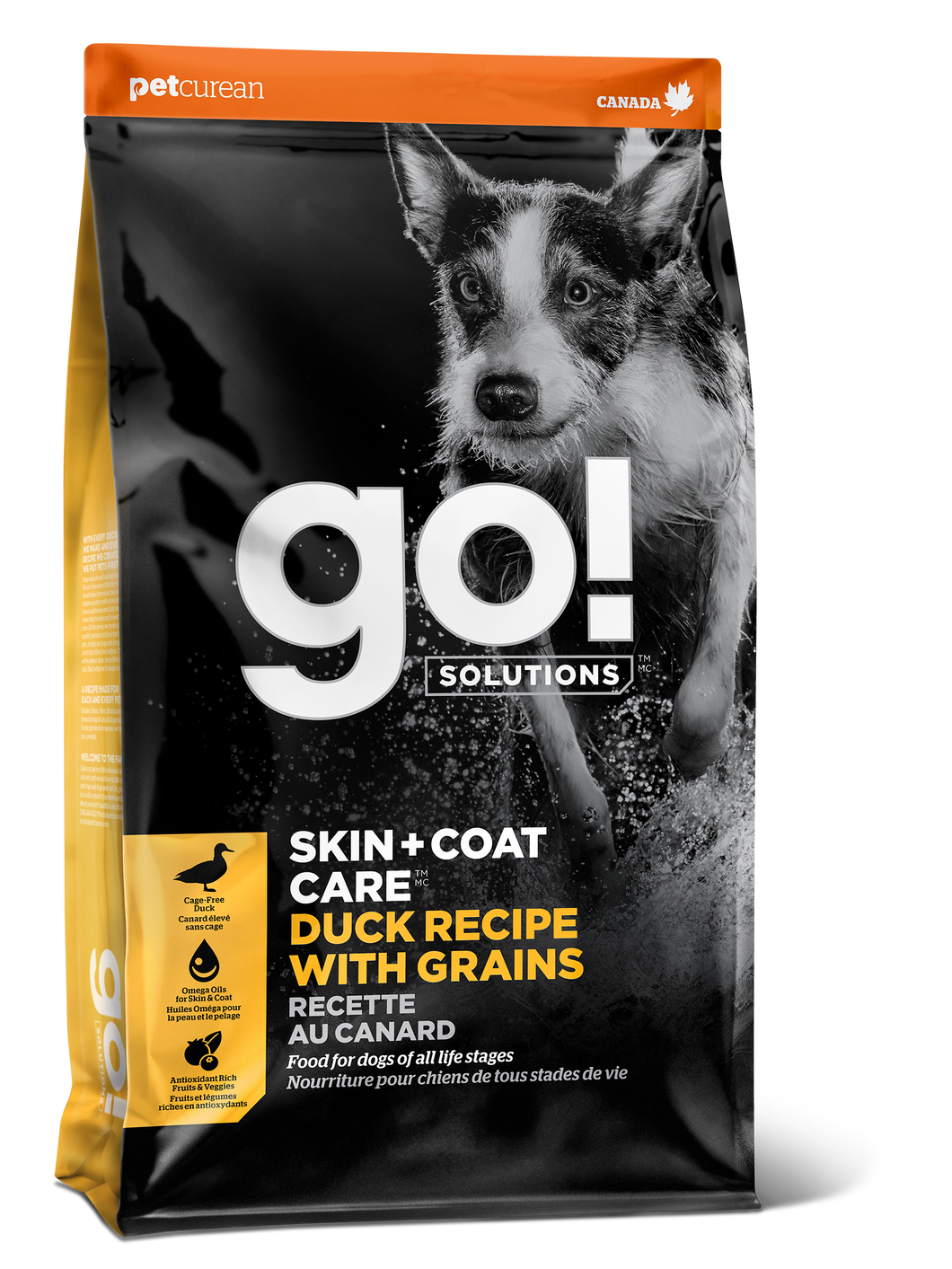GO DOG SKIN & COAT DUCK 25LB