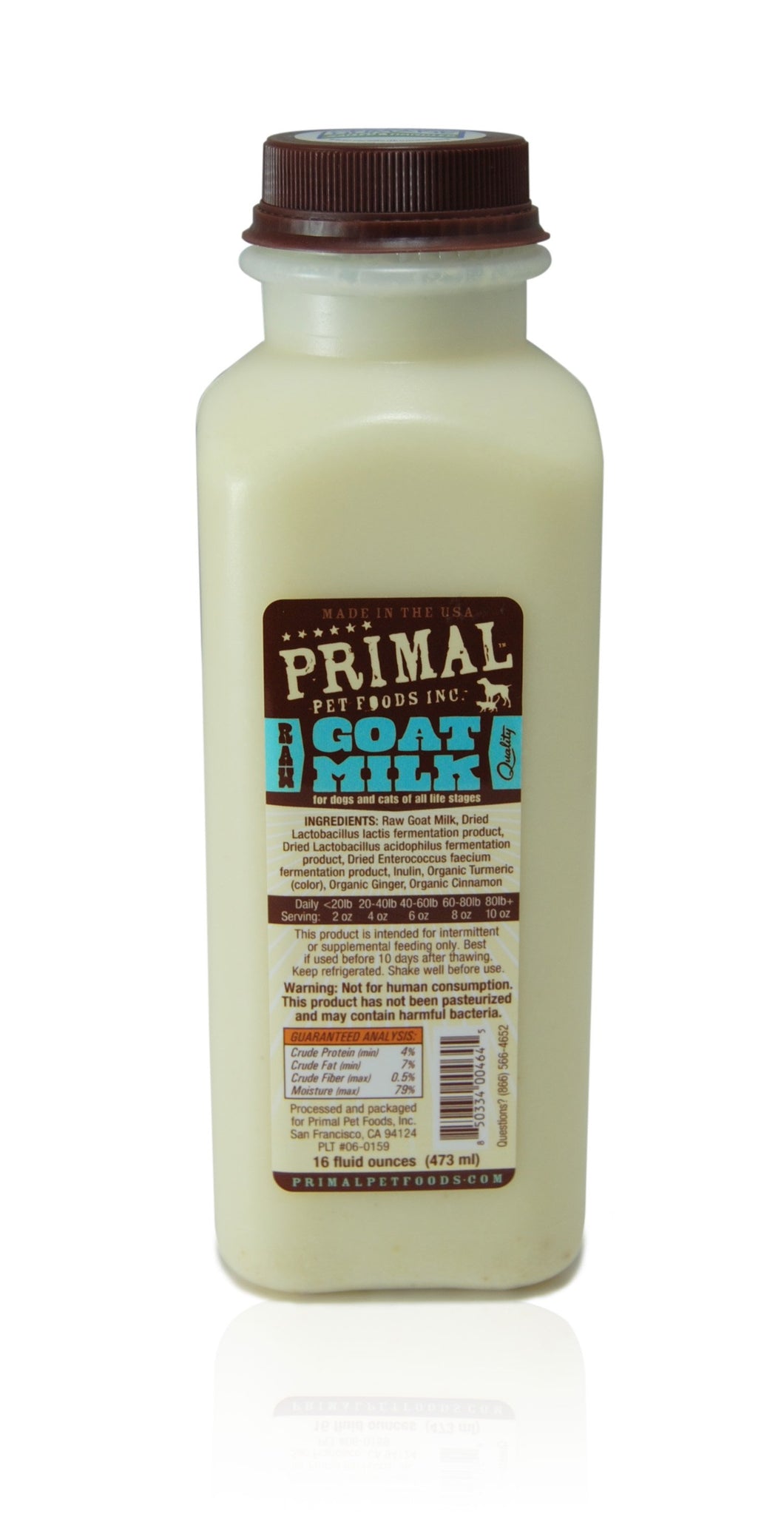 PRIMAL GOAT MILK PINT 16OZ