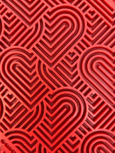 Load image into Gallery viewer, SODAPUP E-MAT HEART RED 5X7&quot;

