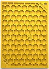 Load image into Gallery viewer, SODAPUP E-MAT HONEYCOMB PATTERN YELLOW 5x7&quot;
