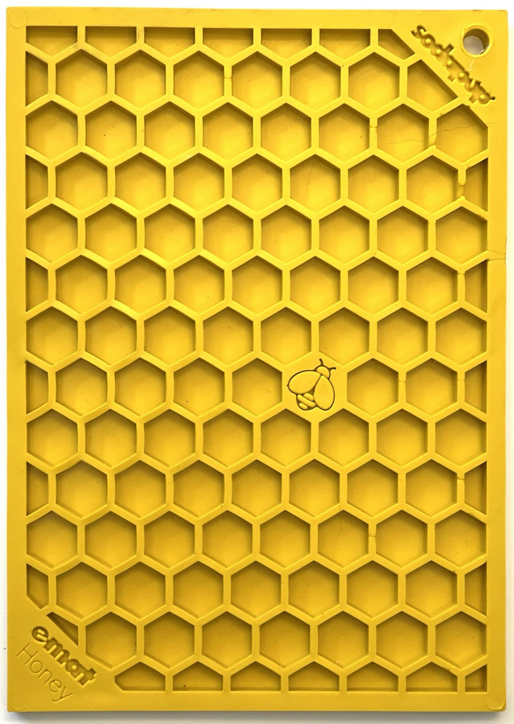 SODAPUP E-MAT HONEYCOMB PATTERN YELLOW 5x7