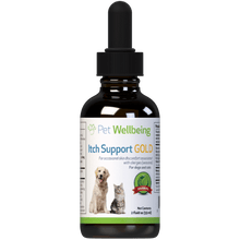 Load image into Gallery viewer, PET WELLBEING ITCH SUPPORT GOLD 2OZ
