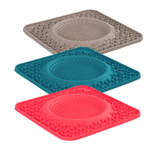 Load image into Gallery viewer, MESSY MUTTS THERAPEUTIC LICK BOWL/MAT GREY
