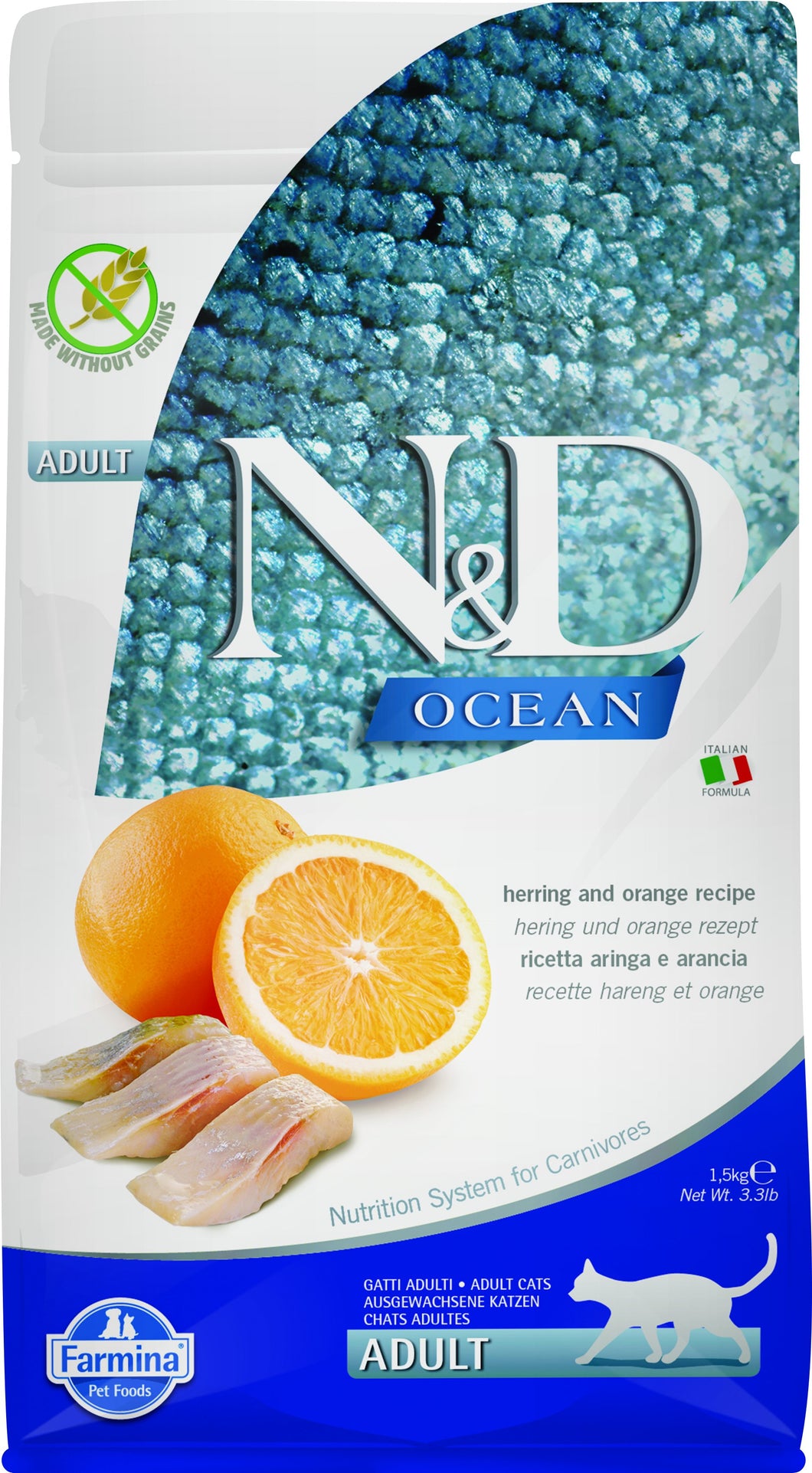 FARMINA OCEAN HERRING/ORANGE CAT 1.5KG