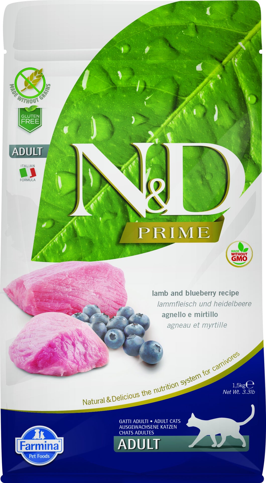 FARMINA PRIME LAMB/BLUEBERRY CAT 5KG