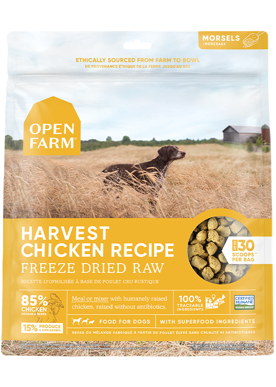 OPEN FARM FREEZE DRIED CHICKEN 22OZ