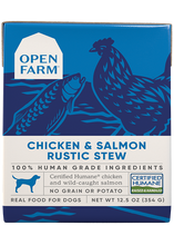 Load image into Gallery viewer, OPEN FARM CHICKEN/SALMON STEW DOG 12.5OZ

