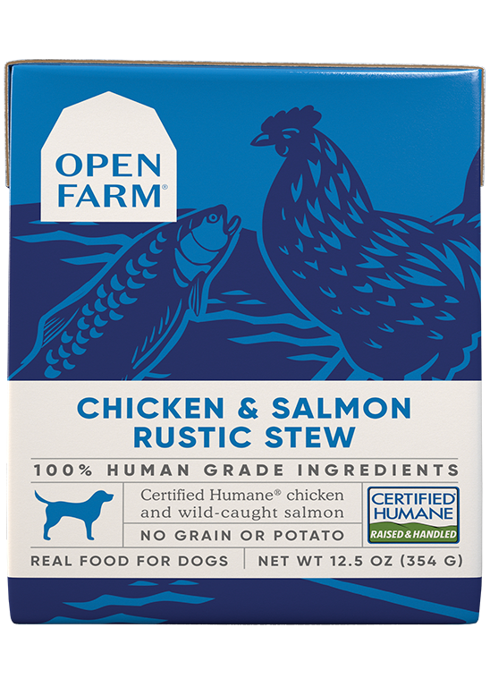 OPEN FARM CHICKEN/SALMON STEW DOG 12.5OZ