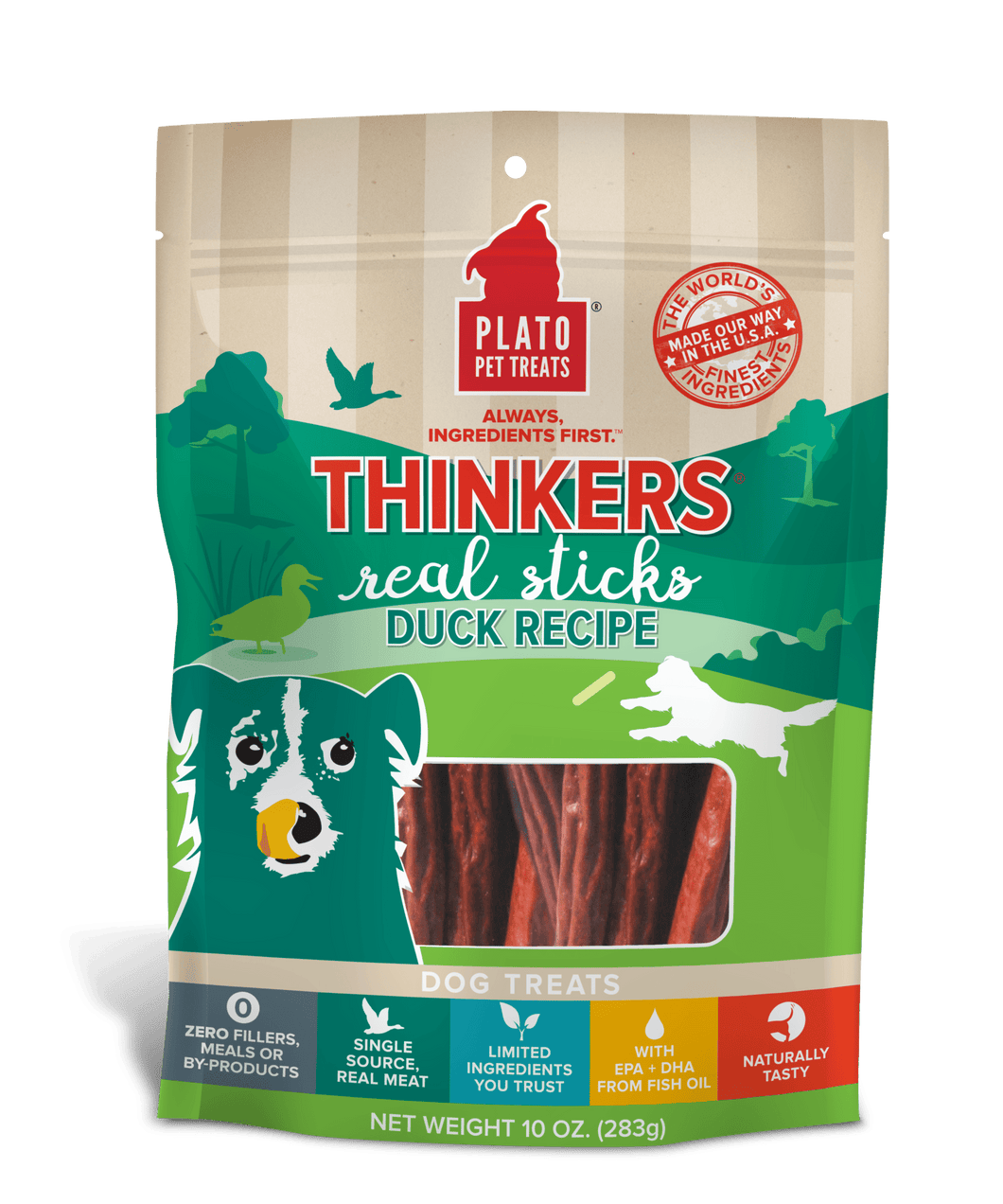 PLATO THINKERS DUCK STICK 10OZ