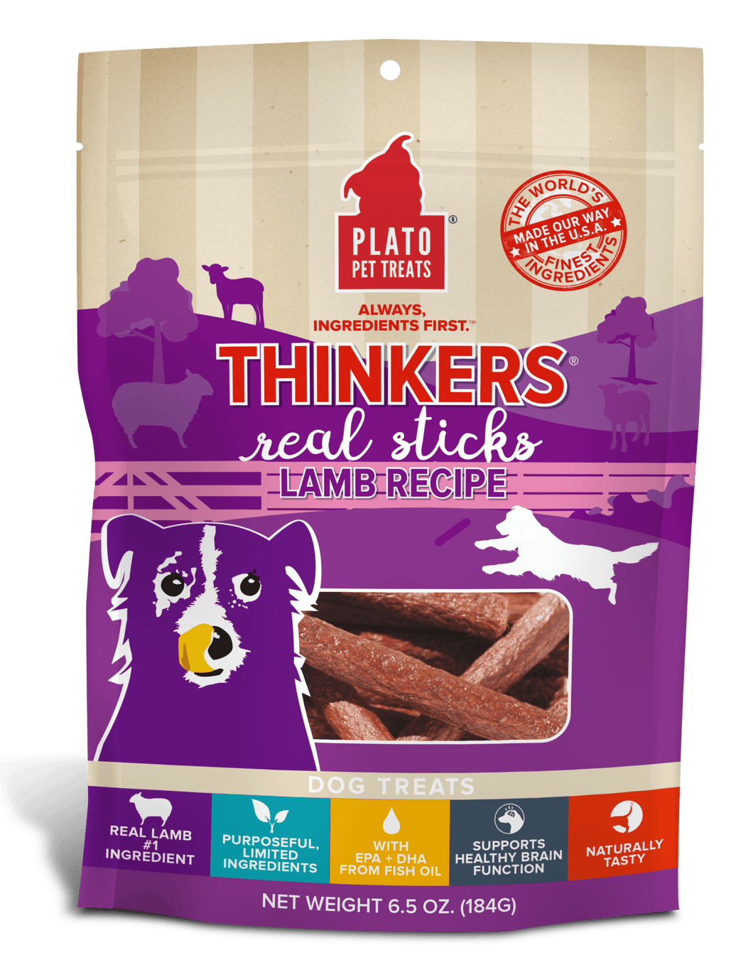 PLATO THINKERS LAMB STICK 10OZ