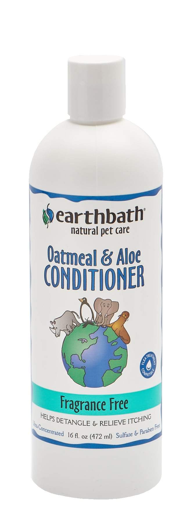 EARTHBATH OATMEAL ALOE CONDITION NO SCENT 473ML