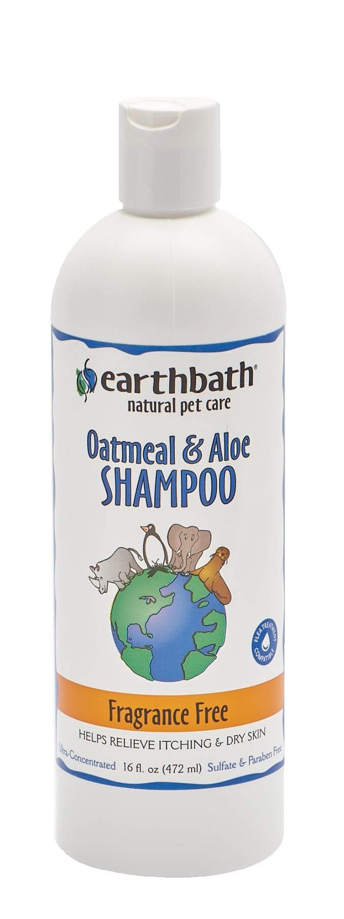 EARTHBATH OATMEAL ALOE SHAMPOO NO SCENT 473ML