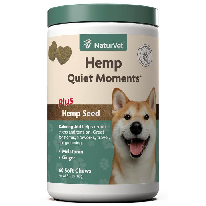 NATURVET HEMP QUIET MOMENTS DOG 60CT