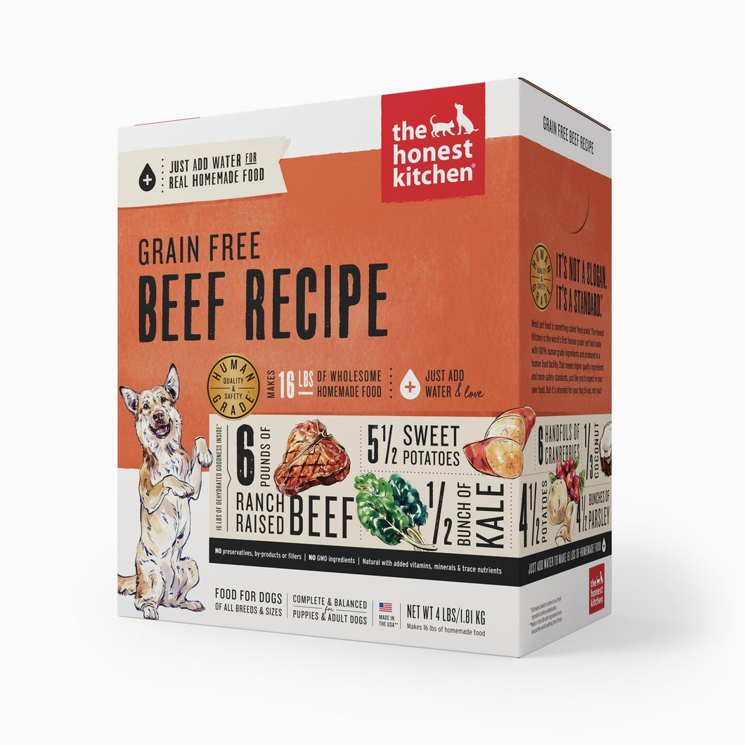 HONEST KITCHEN BEEF GRAIN FREE 4LB