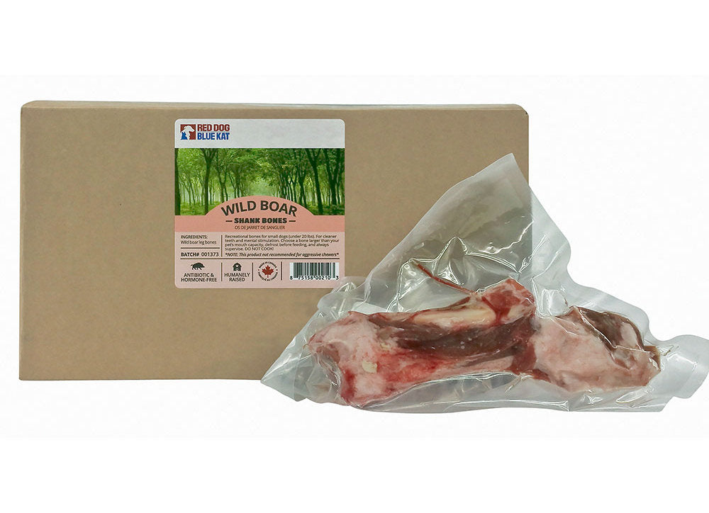 RED DOG BLUE KAT WILD BOAR SHANK BONES 1LB