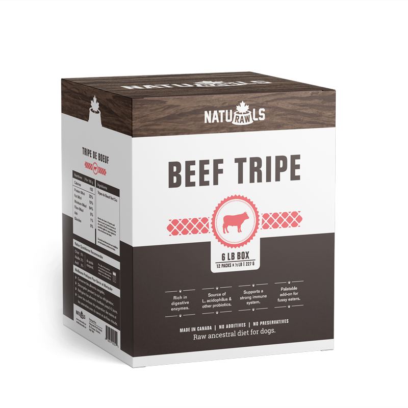 NATURAWLS RAW BEEF TRIPE 12X227G