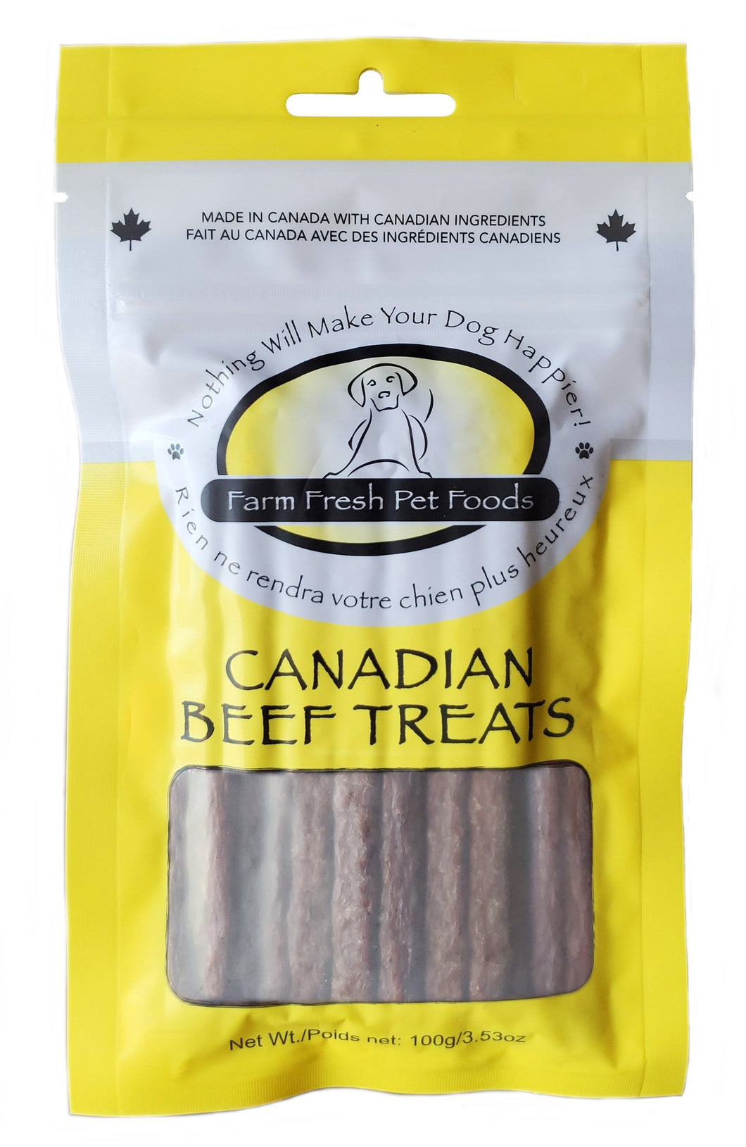 TILTED BARN BEEF STICK TREATS 100G