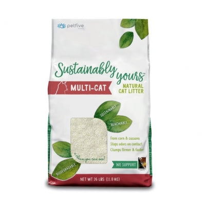 SUSTAINABLY YOURS CAT LITTER 26LB