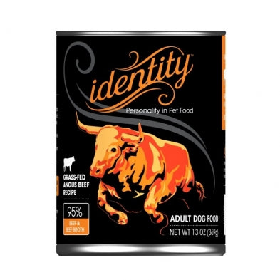 IDENTITY 95% BEEF DOG CAN 13OZ