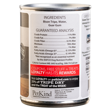 Load image into Gallery viewer, TRIPETT GREEN BISON TRIPE DOG CAN 396G
