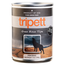 Load image into Gallery viewer, TRIPETT GREEN BISON TRIPE DOG CAN 396G
